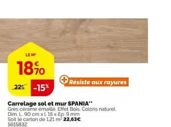 Promotion Exclusives de 10
Carrelage : Découvrez l'Offre incontournable