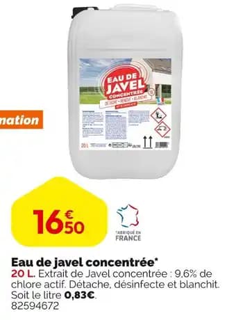 Promotion Exclusives de 3
Javel : Découvrez l'Offre incontournable