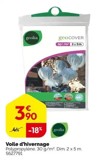 Promotion Exclusives de 1
Voile d'hivernage : Découvrez l'Offre incontournable