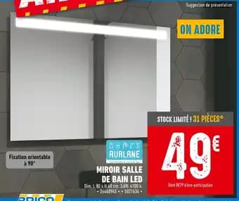 Promotion Exclusives de 17
Salle de bain : Découvrez l'Offre incontournable
