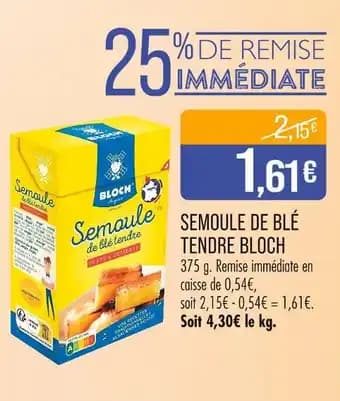 Promotion Exclusives de 12
Semoule : Découvrez l'Offre incontournable