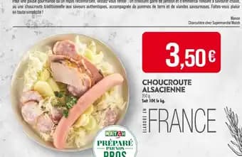 Promotion Exclusives de 37
Choucroute : Découvrez l'Offre incontournable