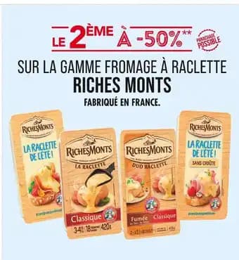 Promotion Exclusives de 20
À raclette : Découvrez l'Offre incontournable
