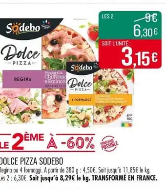 Promotion Exclusives de 23
Dolce : Découvrez l'Offre incontournable