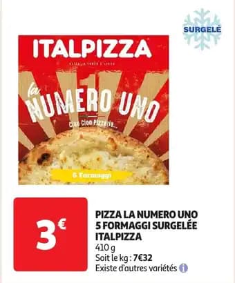 Promotion Exclusives de 19
Pizza surgelée : Découvrez l'Offre incontournable