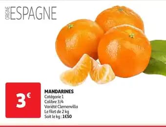 Promotion Exclusives de 6
Mandarines : Découvrez l'Offre incontournable