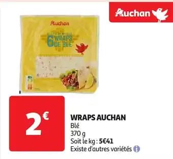 Promotion Exclusives de 4
Wraps : Découvrez l'Offre incontournable