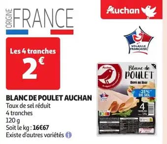 Promotion Exclusives de 29
Blanc de poulet : Découvrez l'Offre incontournable