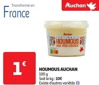 Promotion Exclusives de 2
Houmous : Découvrez l'Offre incontournable