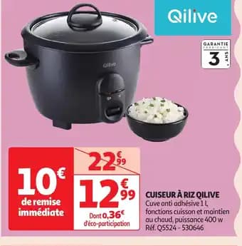 Promotion Exclusives de 5
Cuiseur riz : Découvrez l'Offre incontournable