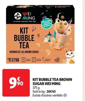 WEI MING Kit bubble tea brown sugar 375 g