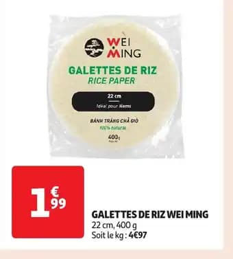 Promotion Exclusives de 1
Galettes de riz : Découvrez l'Offre incontournable