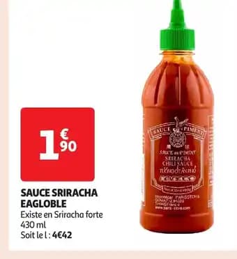 Promotion Exclusives de 1
            
        
        Sauce sriracha : Découvrez l'Offre incontournable