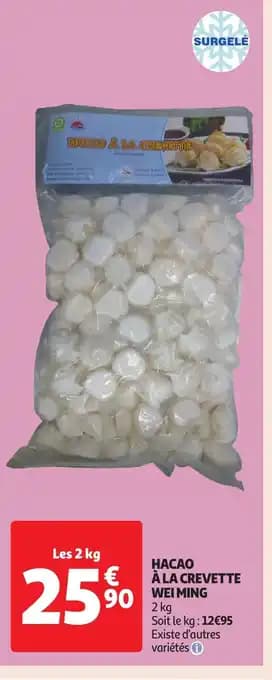 WEI MING Hacao à la crevette 2 kg