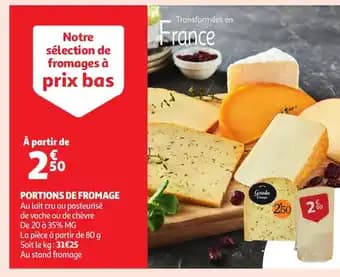 Promotion Exclusives de 99+
De fromage : Découvrez l'Offre incontournable