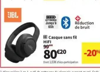 Promotion Exclusives de 8
Casque sans fil : Découvrez l'Offre incontournable
