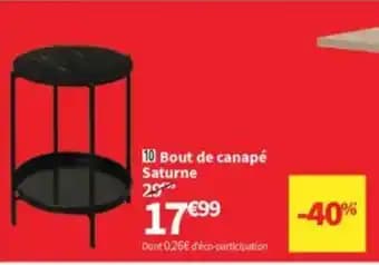 Promotion Exclusives de 2
Bout de canapé : Découvrez l'Offre incontournable