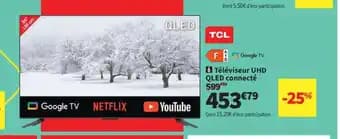 TCL Téléviseur UHD QLED connecté