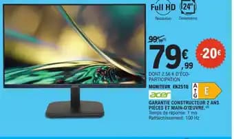 Promotion Exclusives de 3
Moniteur : Découvrez l'Offre incontournable