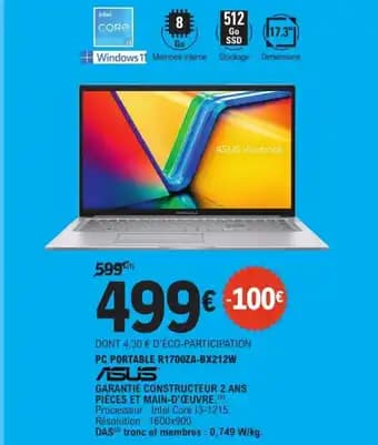 Promotion Exclusives de 12
Pc Portable : Découvrez l'Offre incontournable