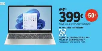 Pc portable 15-FD0059NF