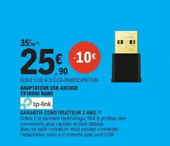 Promotion Exclusives de 1
Adaptateur usb : Découvrez l'Offre incontournable