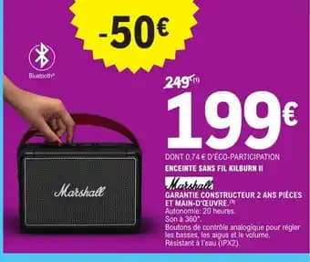 Promotion Exclusives de 1
Enceinte sans fil : Découvrez l'Offre incontournable