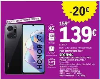 Promotion Exclusives de 1
Honor : Découvrez l'Offre incontournable