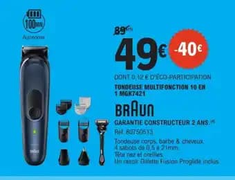 Promotion Exclusives de 13
Tondeuse : Découvrez l'Offre incontournable