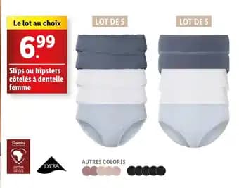 Promotion Exclusives de 5
Slips femme : Découvrez l'Offre incontournable