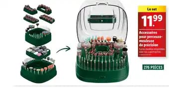 Accessoires pour perceuse-meuleuse de précision