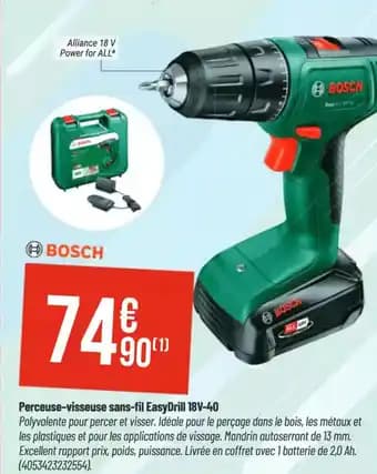 Promotion Exclusives de 30
Perceuse visseuse : Découvrez l'Offre incontournable