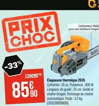 Promotion Exclusives de 6
Élagueuse : Découvrez l'Offre incontournable
