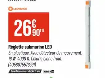 Réglette submarine led