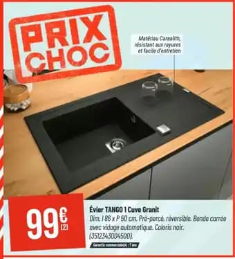 Promotion Exclusives de 13
Évier : Découvrez l'Offre incontournable