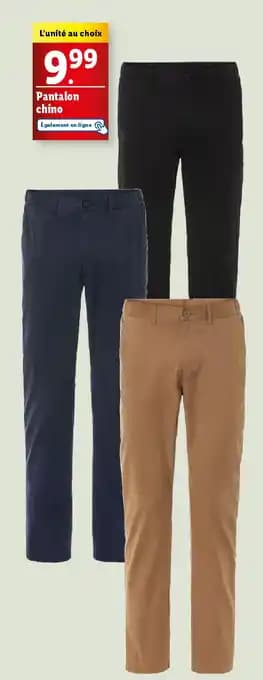 Promotion Exclusives de 2
Pantalon chino : Découvrez l'Offre incontournable