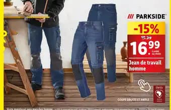 PARKSIDE Jean de travail homme