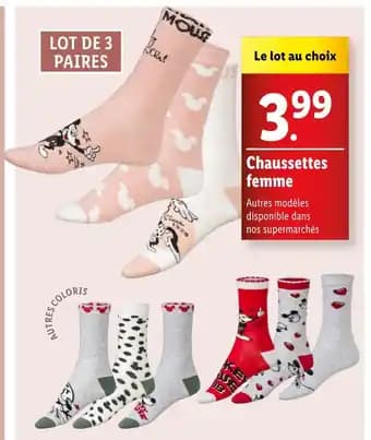 Promotion Exclusives de 6
Chaussettes femme : Découvrez l'Offre incontournable