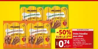 ORLANDO Sticks à mâcher pour chien