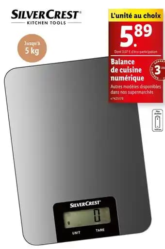 SilverCrest Balance de cuisine numérique