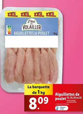 Promotion Exclusives de 7
Aiguillettes de poulet : Découvrez l'Offre incontournable