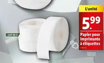 SILVERCREST Papier pour imprimante à étiquettes