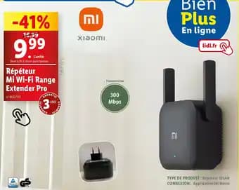 XIAOMI Répéteur Mi Wi-Fi Range Extender Pro
