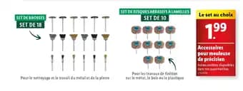 PARKSIDE Accessoires pour meuleuse de précision