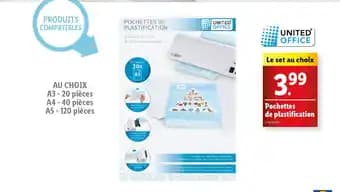 Promotion Exclusives de 4
Pochettes de plastification : Découvrez l'Offre incontournable