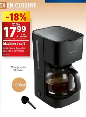 Promotion Exclusives de 14
Machine a cafe : Découvrez l'Offre incontournable