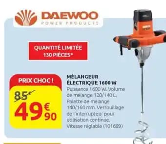 DAEWOO Mélangeur électrique 1600 w