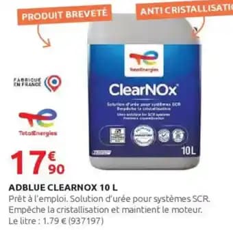 Promotion Exclusives de 7
Adblue : Découvrez l'Offre incontournable