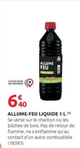 Promotion Exclusives de 1
Allume feu liquide : Découvrez l'Offre incontournable