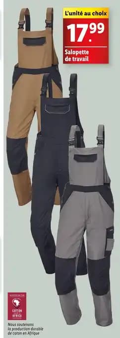 Promotion Exclusives de 4
            
        
        Salopette de travail : Découvrez l'Offre incontournable